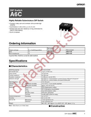 A6CV-10R datasheet  
